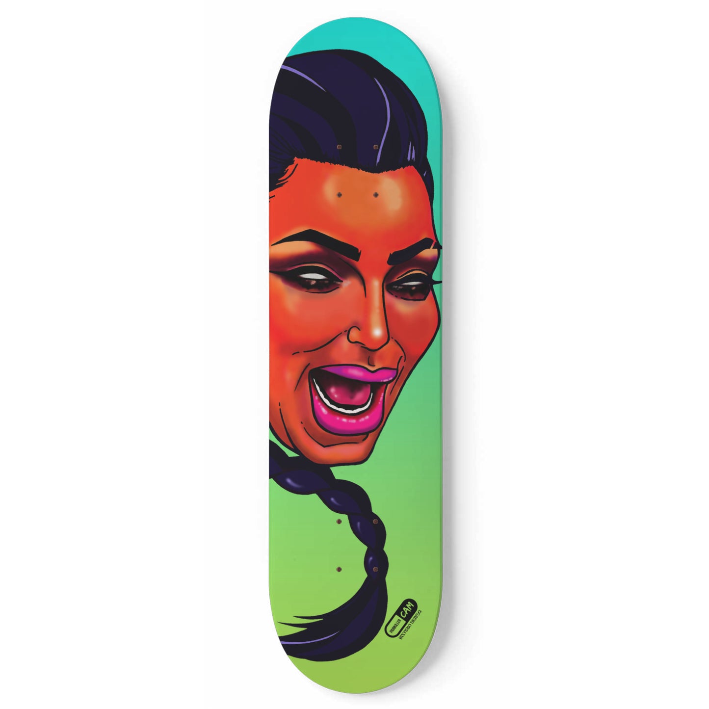 "Kim K" Skate Deck | Painkiller Cam Art