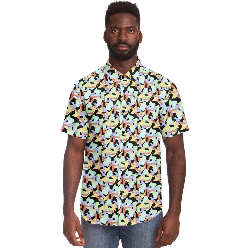 Bizarro Abstract Pattern 1 Short Sleeve Button-Up | Spring '22 Collection