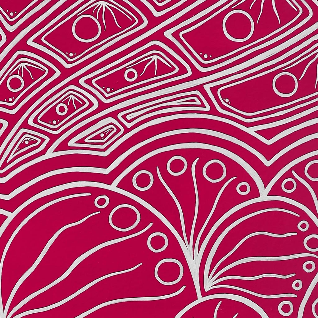 VIVA MAGENTA | Tinybrush Original Painting
