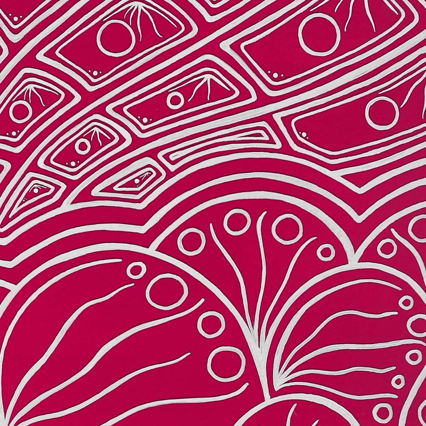 VIVA MAGENTA | Tinybrush Original Painting