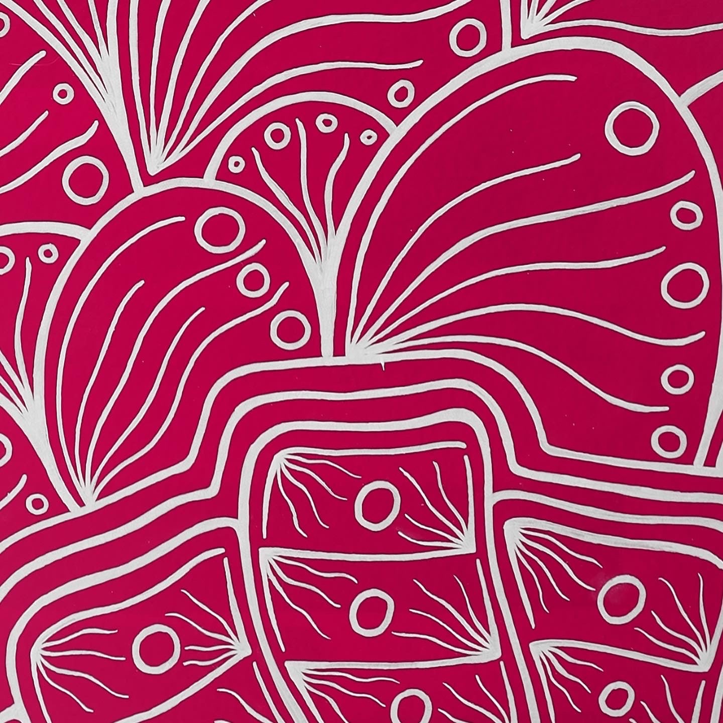 VIVA MAGENTA | Tinybrush Original Painting