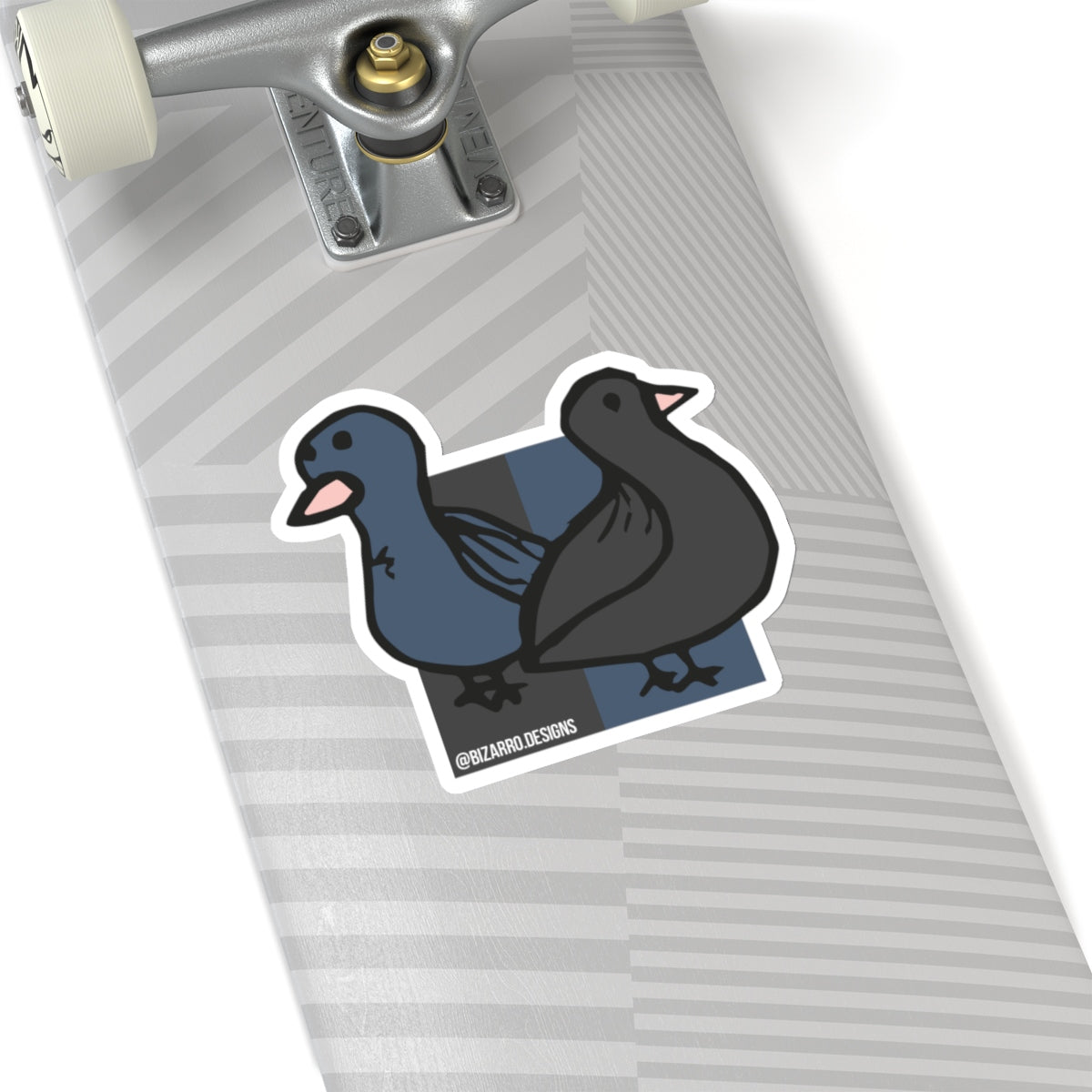 "Black and Blue Birds" | Bizarro Stickers