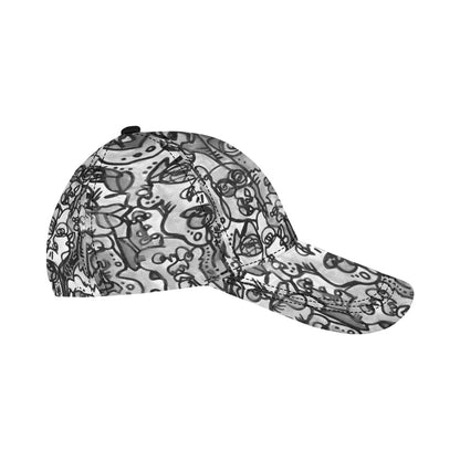 "Who" Greyscale Print Dad Hat | Tinybrush