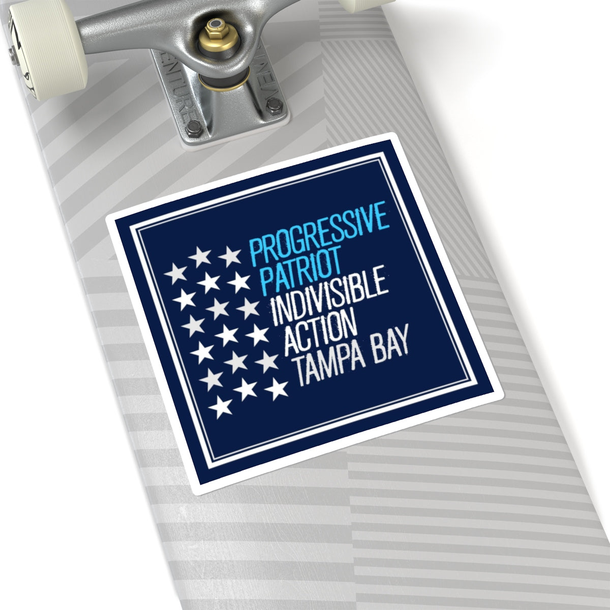 Progressive Patriot Square Sticker