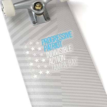 Progressive Patriot Clear Cut Sticker