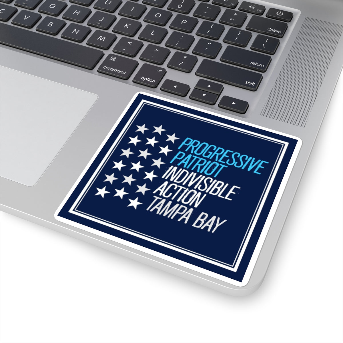 Progressive Patriot Square Sticker