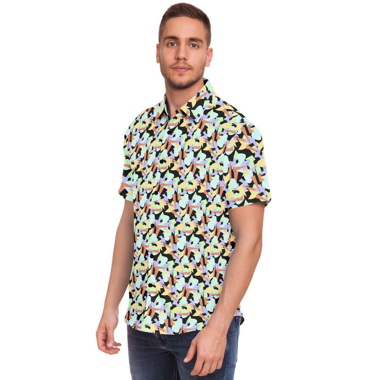 Bizarro Abstract Pattern 1 Short Sleeve Button-Up | Spring '22 Collection