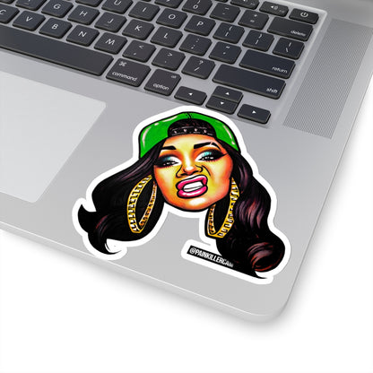 "Don't Touch Me Unless You're Cardi" Stickers | Painkiller Cam Art