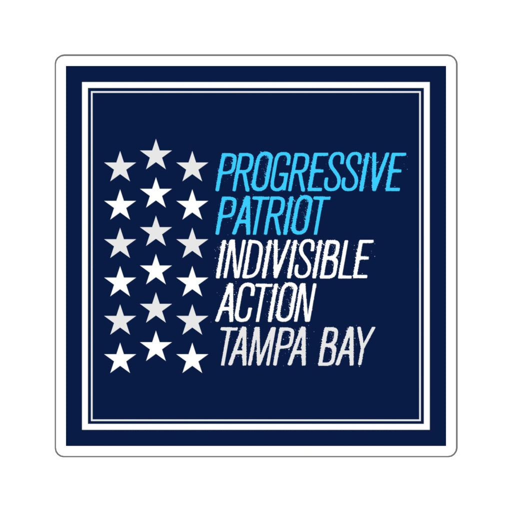 Progressive Patriot Square Sticker