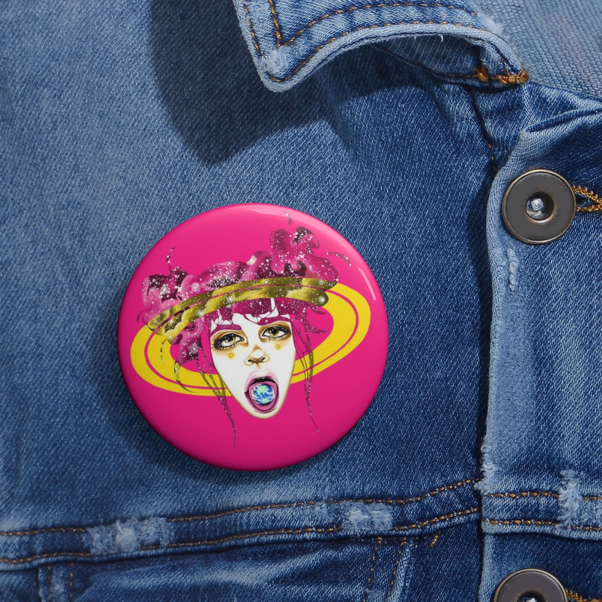 "Star" Pin Button | Whitney Holbourn Wearable Art