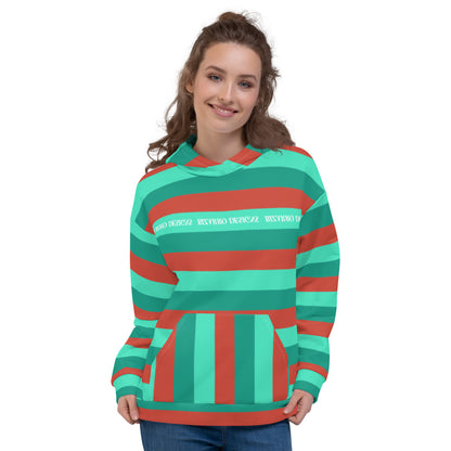 Tri-Stripe Unisex Hoodie - Green/Orange | Fall/Winter 2020