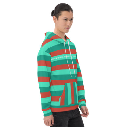 Tri-Stripe Unisex Hoodie - Green/Orange | Fall/Winter 2020