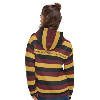 Tri-Stripe Unisex Hoodie - Maroon/Mustard | Fall/Winter 2020
