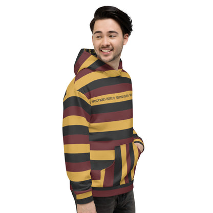 Tri-Stripe Unisex Hoodie - Maroon/Mustard | Fall/Winter 2020