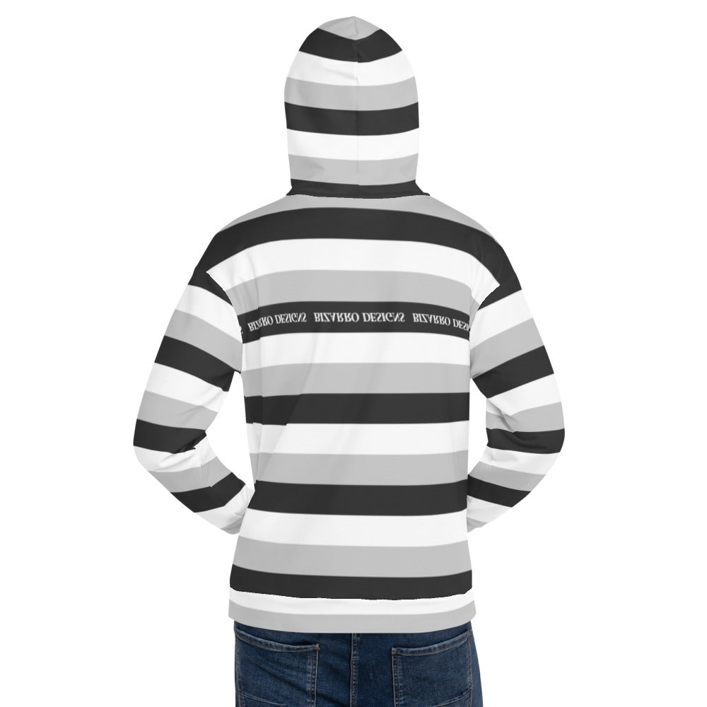 Tri-Stripe Unisex Hoodie - Black/White | Fall/Winter 2020
