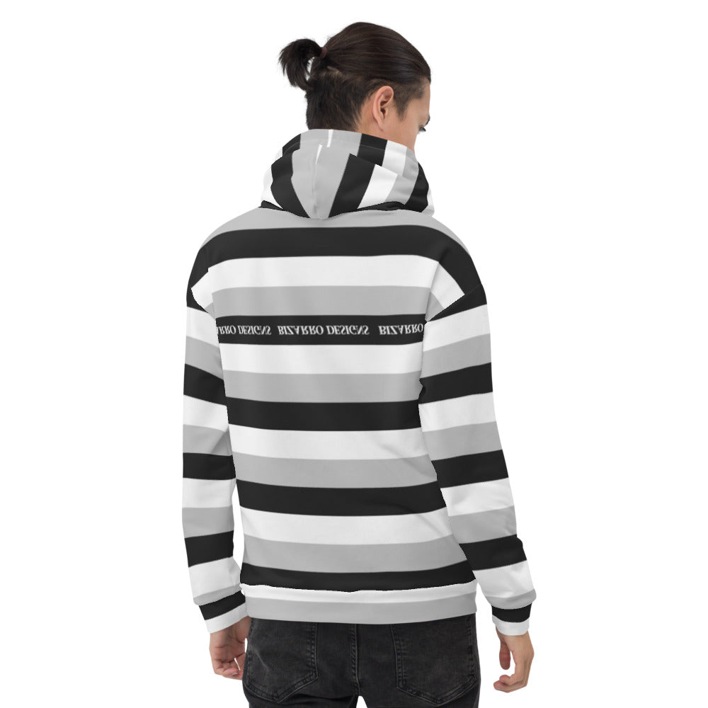 Tri-Stripe Unisex Hoodie - Black/White | Fall/Winter 2020