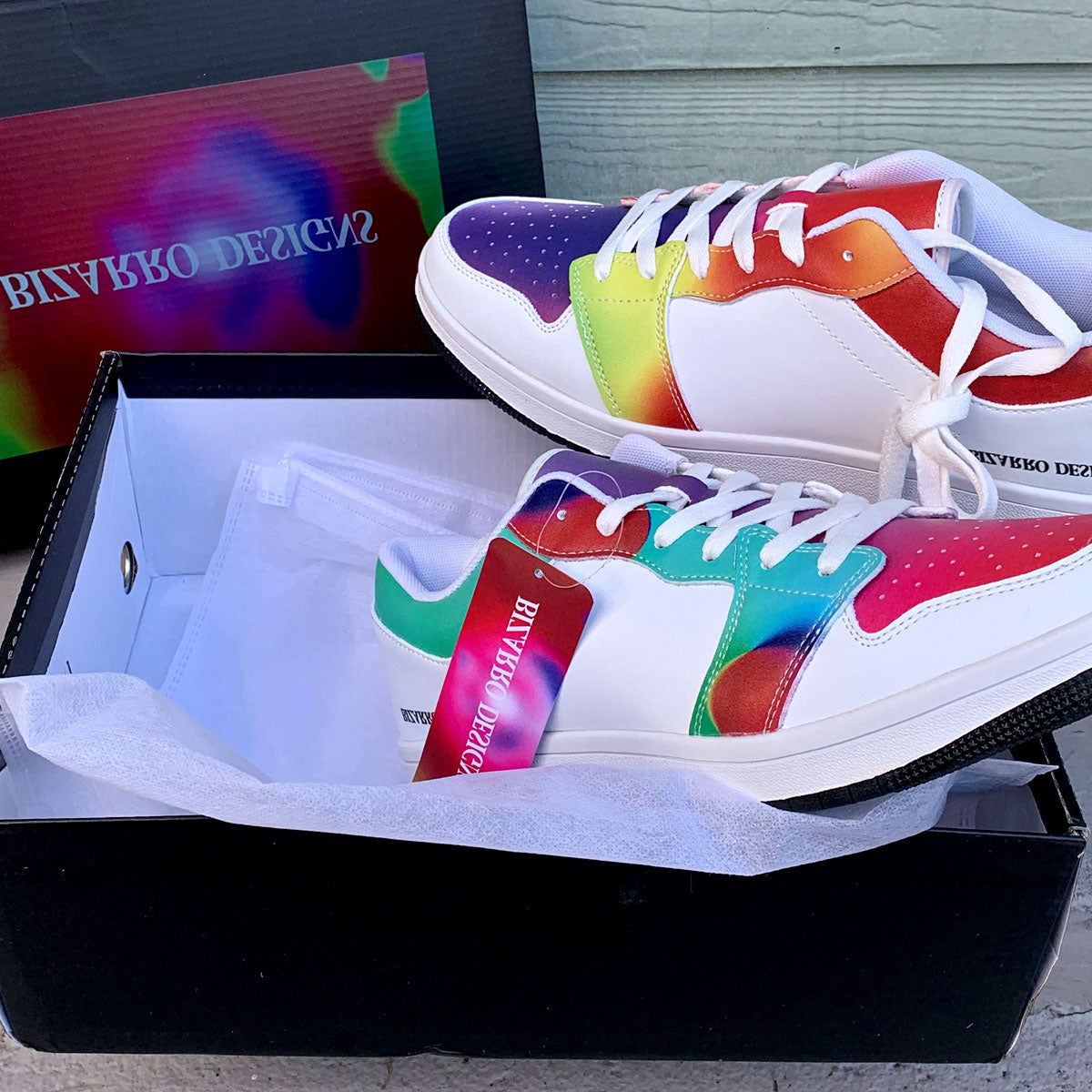 Color Fuzz #1 Low Tops | Bizarro Kicks