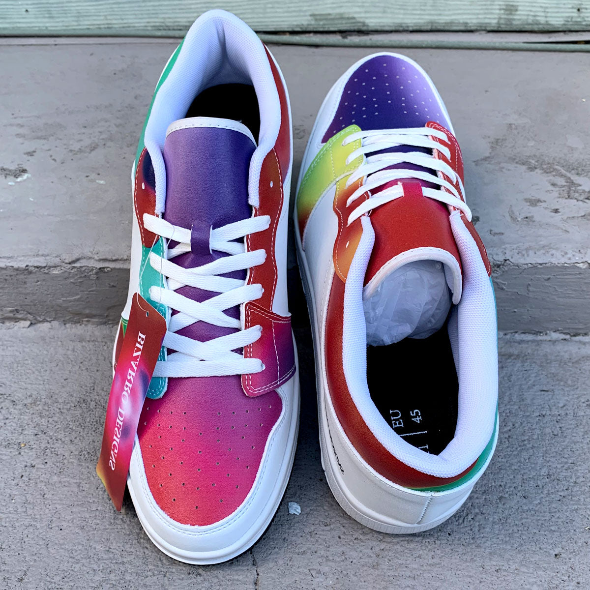 Color Fuzz #1 Low Tops | Bizarro Kicks