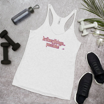 "Britneythings Possible" Camism Racerback Tank | Painkiller Cam Art