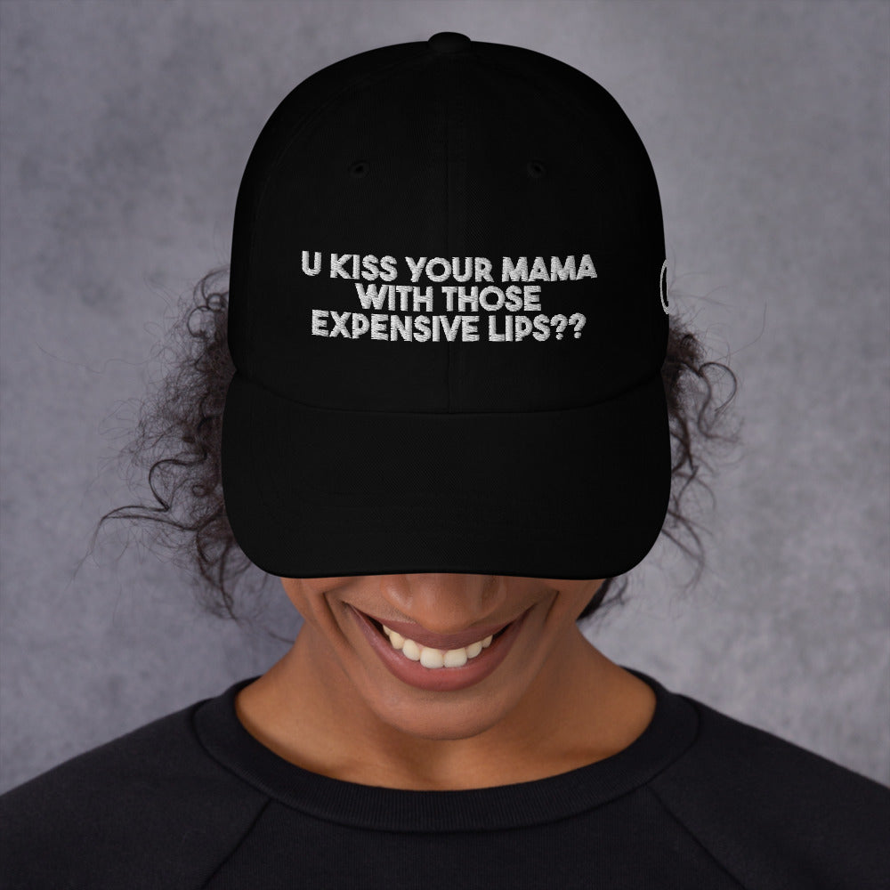 "Expensive Lips" Camisms Dad Hat | Painkiller Cam Art