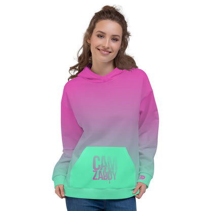 CAM IS MY ZADDY Gradient Print Unisex Hoodie - Neon | Painkiller Cam