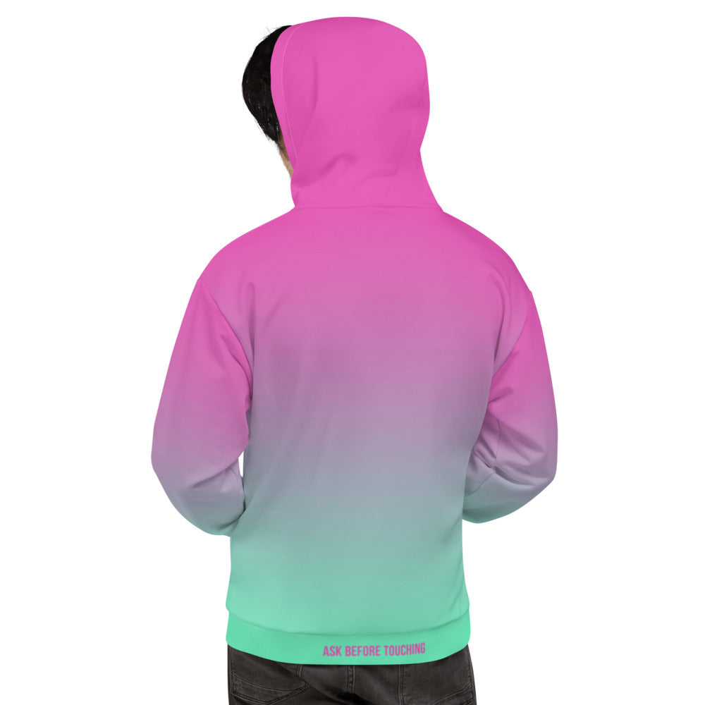 CAM IS MY ZADDY Gradient Print Unisex Hoodie - Neon | Painkiller Cam