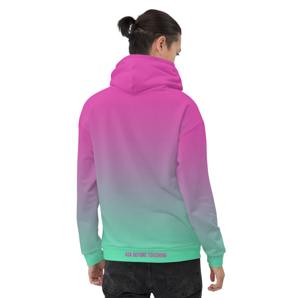 CAM IS MY ZADDY Gradient Print Unisex Hoodie - Neon | Painkiller Cam