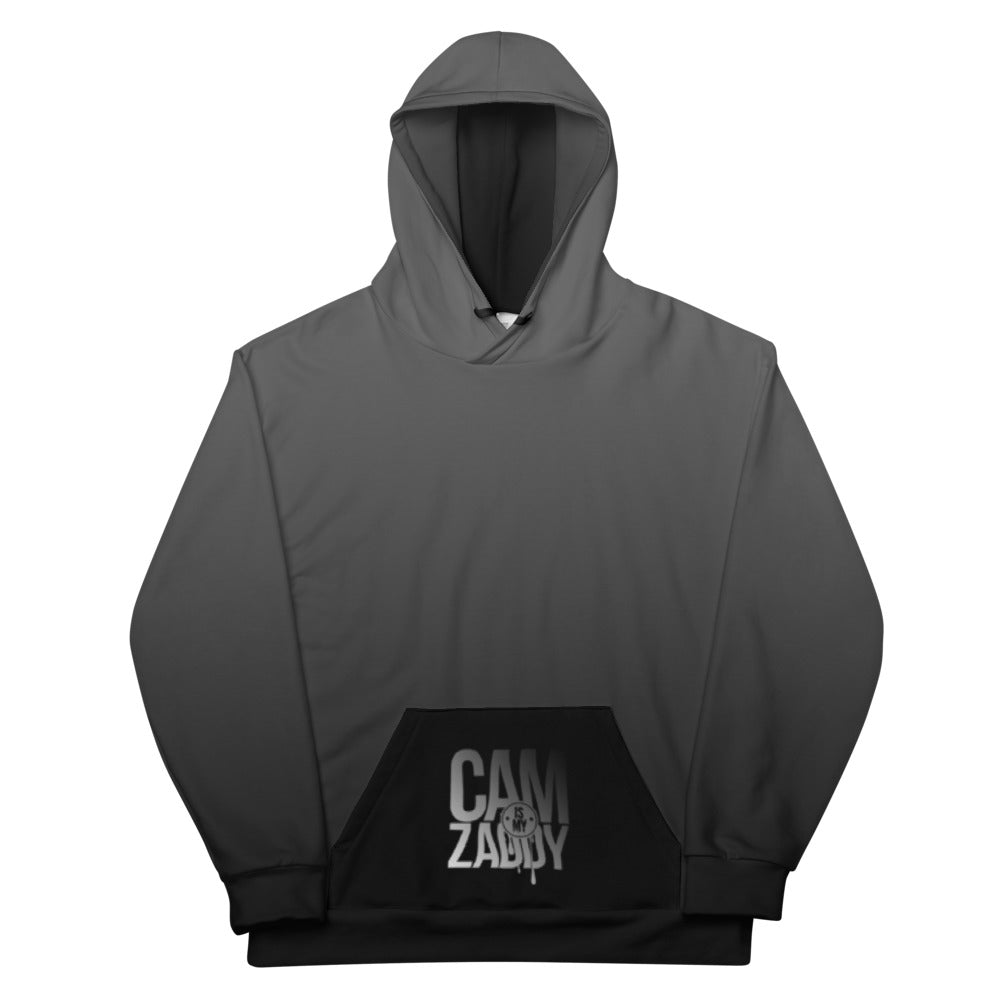 CAM IS MY ZADDY Gradient Print Unisex Hoodie - Grey | Painkiller Cam