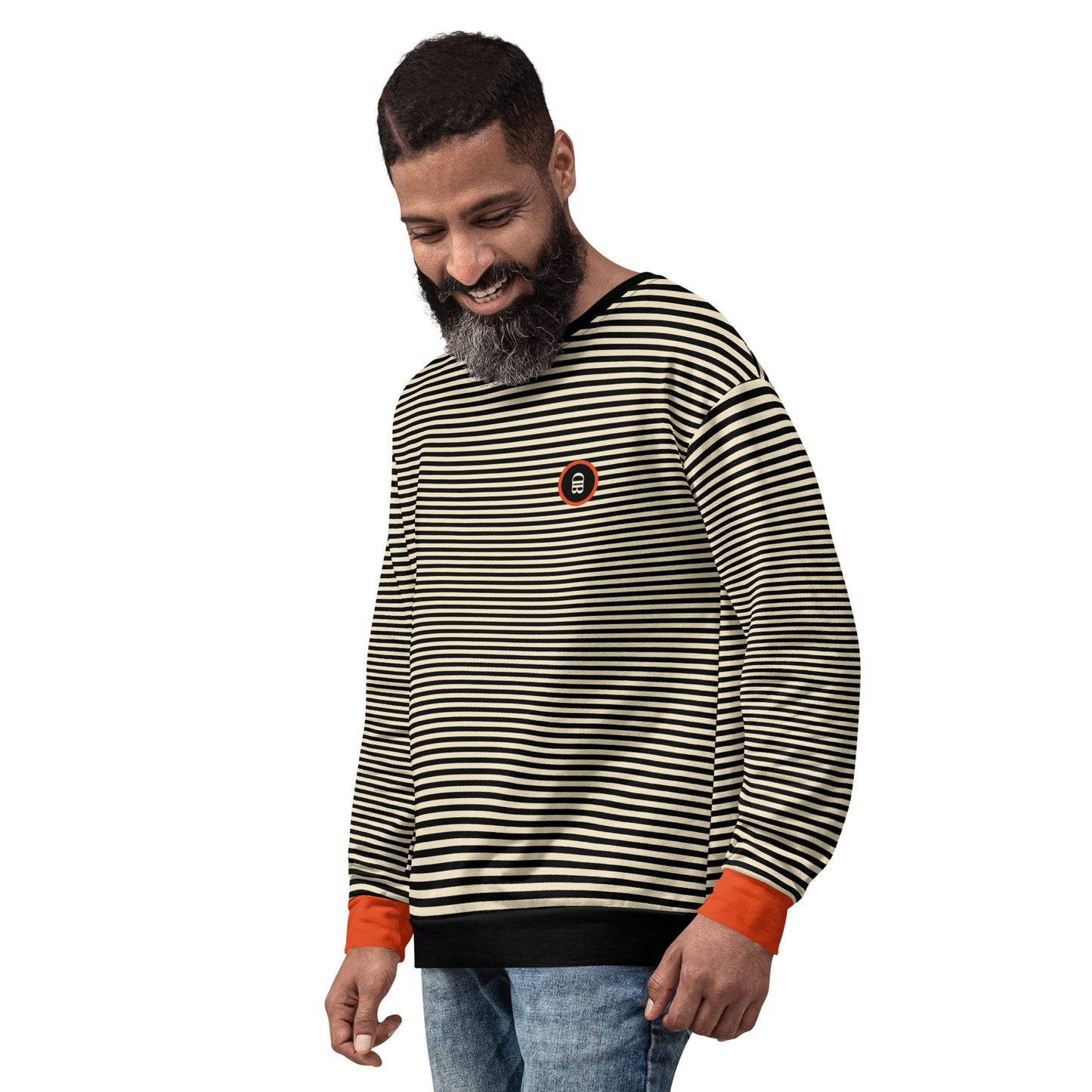 Bizarro Wave Stripe Sweater Tan/Black | Fall 2022 Collection