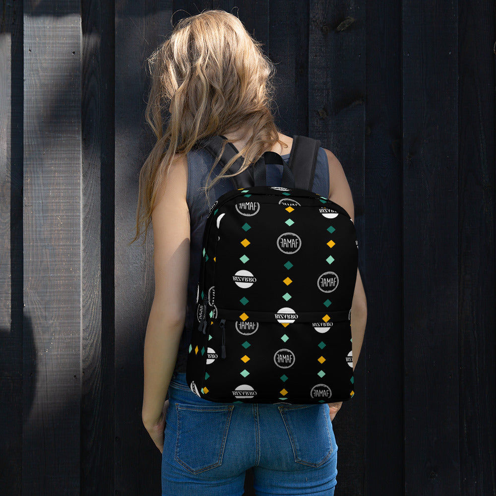 FAMAF x Bizarro Diamond Print Backpack