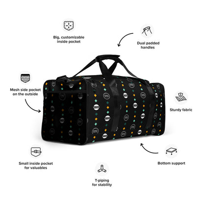 FAMAF x Bizarro Diamond Print Duffle Bag