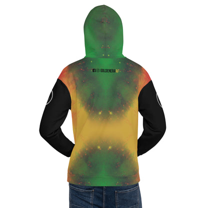 GoldenEra Galaxy Hoodie - Green/Yellow