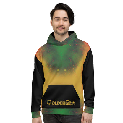 GoldenEra Galaxy Hoodie - Green/Yellow