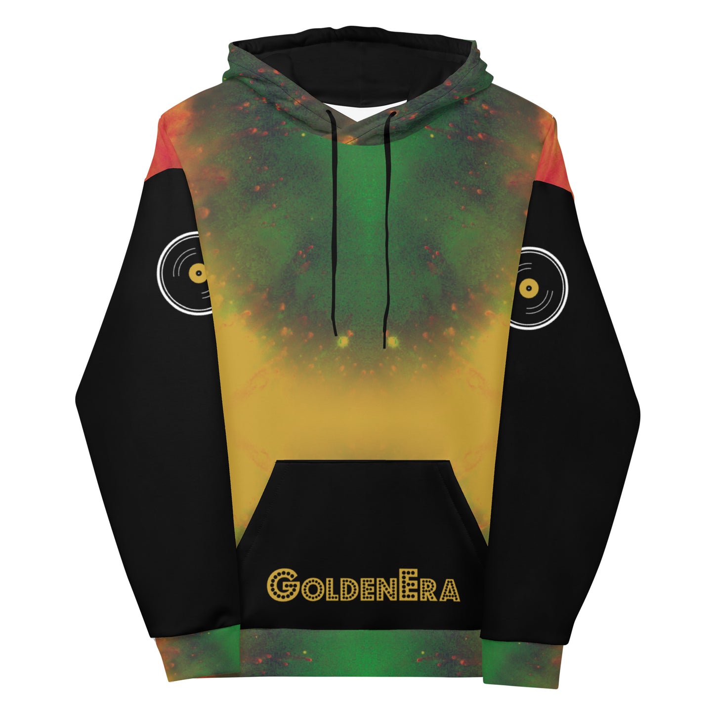 GoldenEra Galaxy Hoodie - Green/Yellow