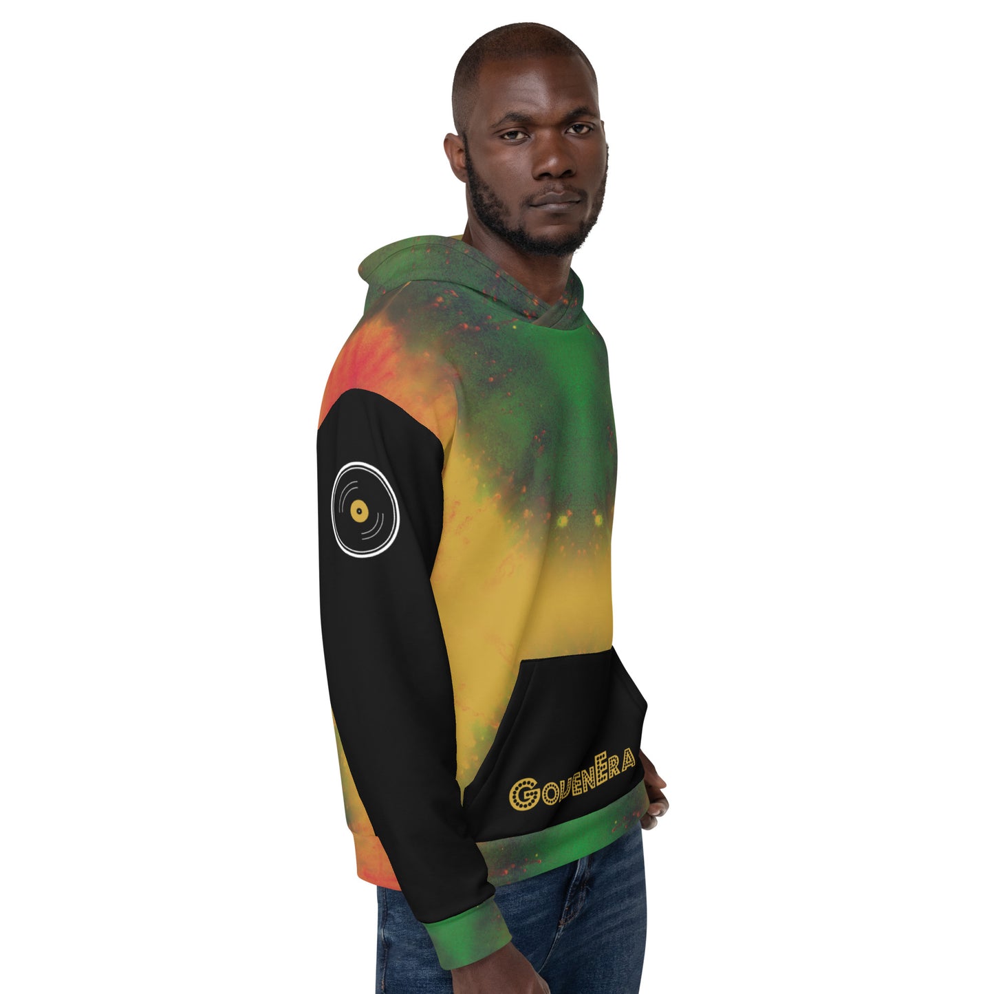 GoldenEra Galaxy Hoodie - Green/Yellow