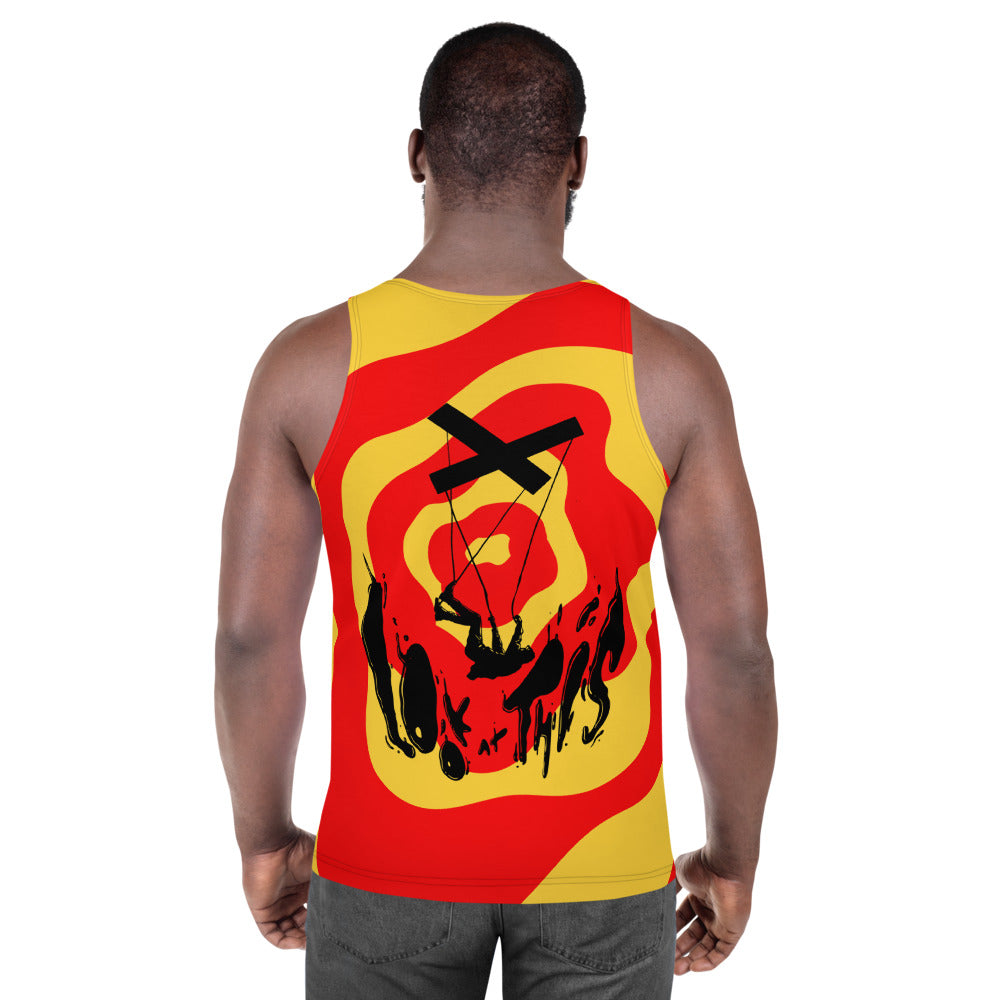 Look At This Swirl Men's Tank Top | Bangarang