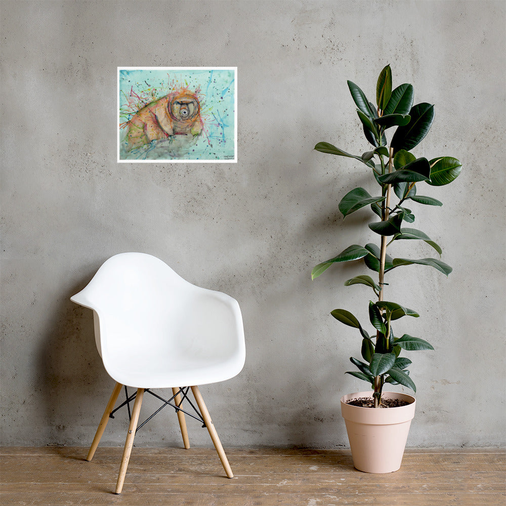 "Tardigrade aka Water Bear" Prints | Tinybrush