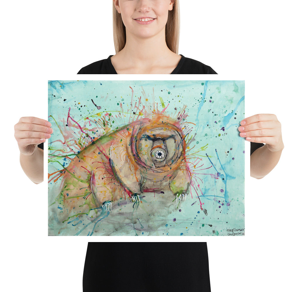 "Tardigrade aka Water Bear" Prints | Tinybrush