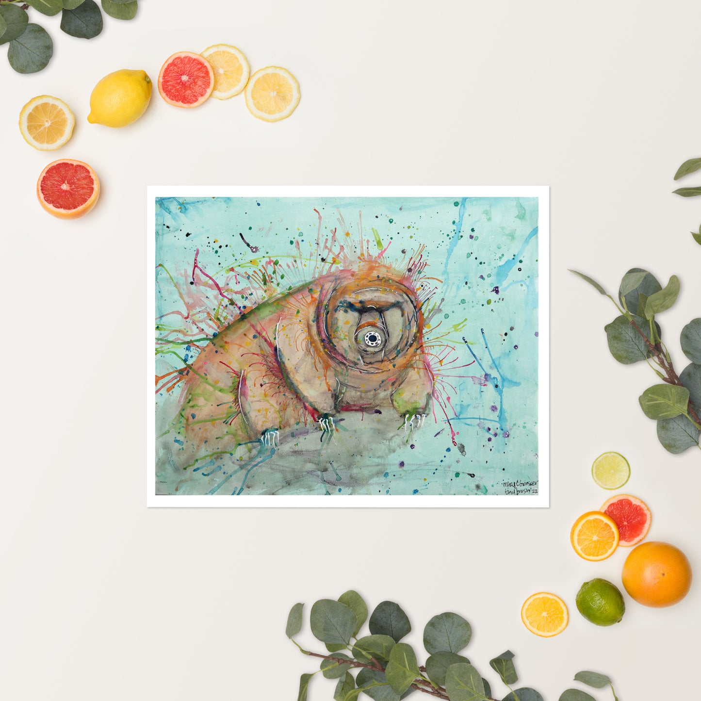 "Tardigrade aka Water Bear" Prints | Tinybrush