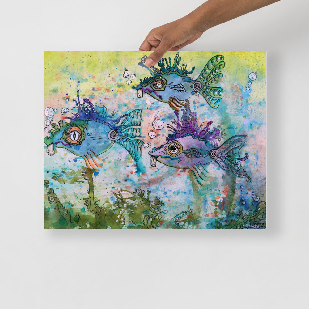 "SteamFish" Prints | Tinybrush