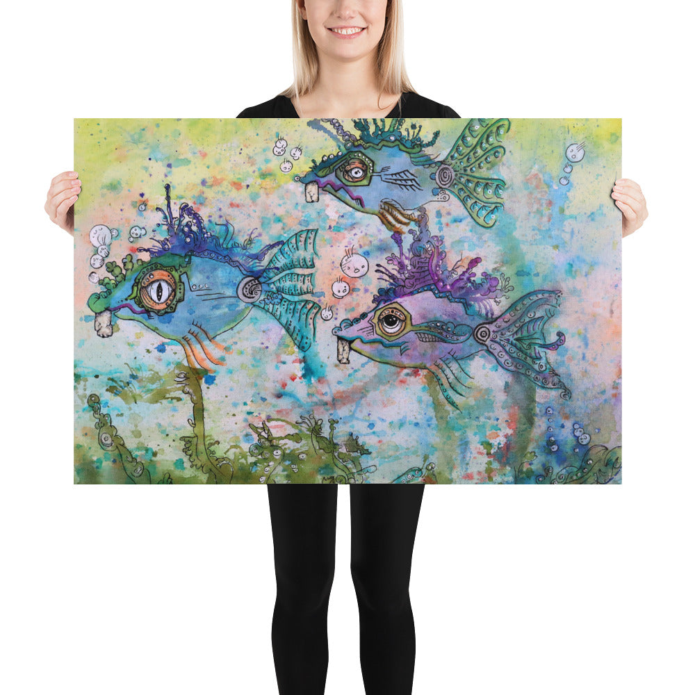 "SteamFish" Prints | Tinybrush