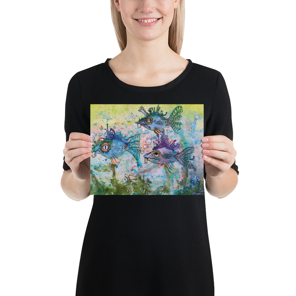 "SteamFish" Prints | Tinybrush