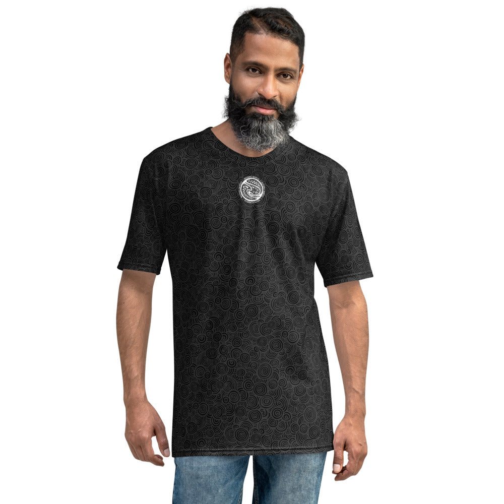 Bizarro Swirl Print Men's T-Shirt - Black | Fall/Winter 2020