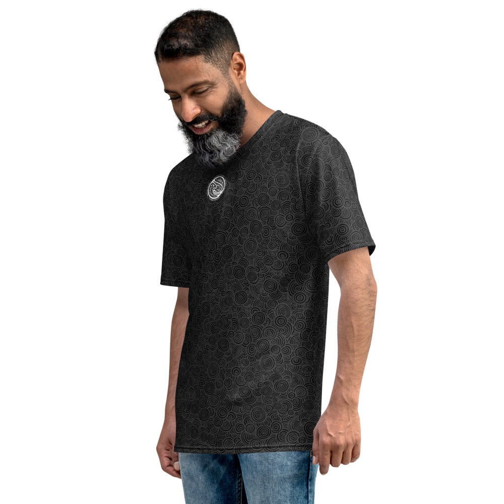 Bizarro Swirl Print Men's T-Shirt - Black | Fall/Winter 2020