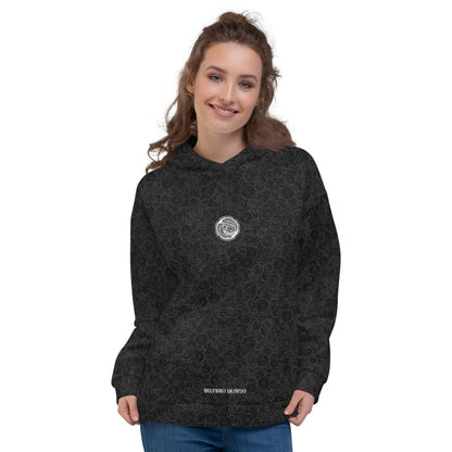 Bizarro Swirl Print Unisex Hoodie - Black | Fall/Winter 2020