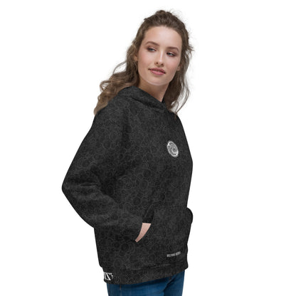 Bizarro Swirl Print Unisex Hoodie - Black | Fall/Winter 2020