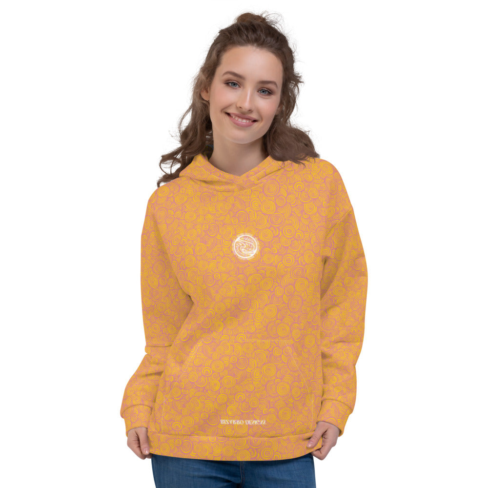 Bizarro Swirl Print Unisex Hoodie - Sherbert | Fall/Winter 2020