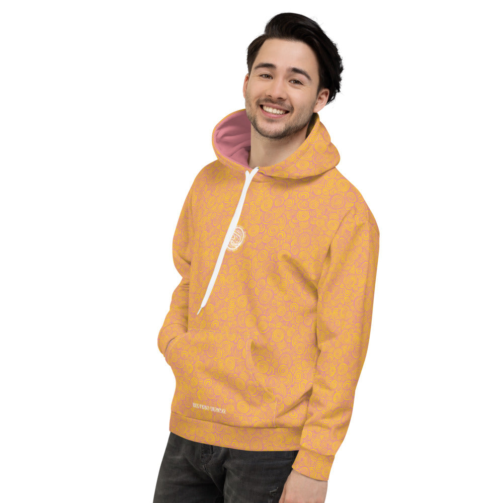 Bizarro Swirl Print Unisex Hoodie - Sherbert | Fall/Winter 2020