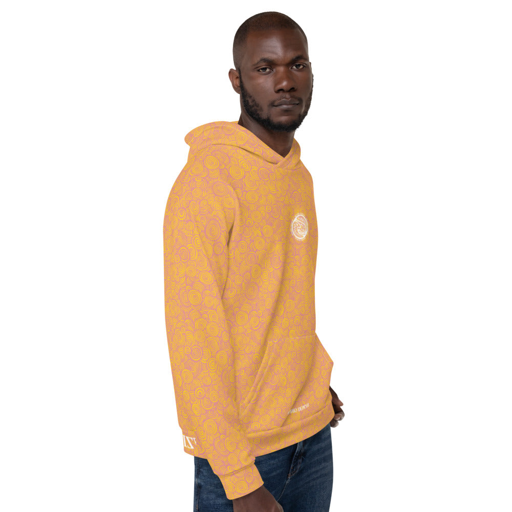 Bizarro Swirl Print Unisex Hoodie - Sherbert | Fall/Winter 2020
