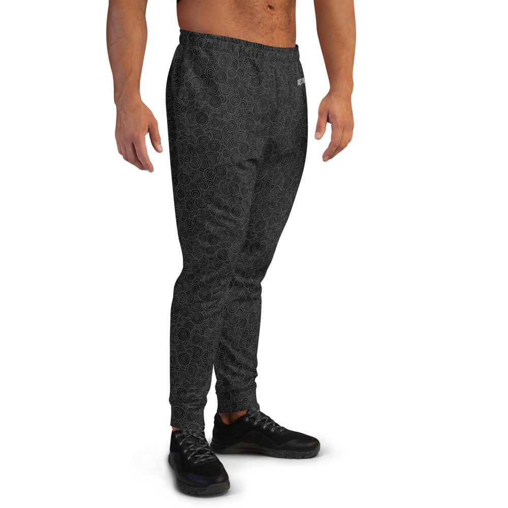 Bizarro Swirl Print Men's Joggers - Black | Fall/Winter 2020